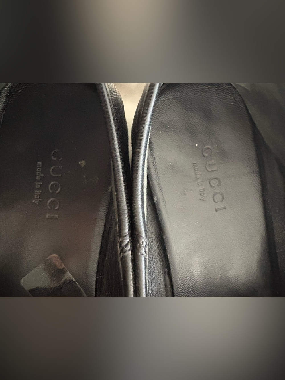 Gucci Black Leather Horsebit Loafers - Picture 4 of 5